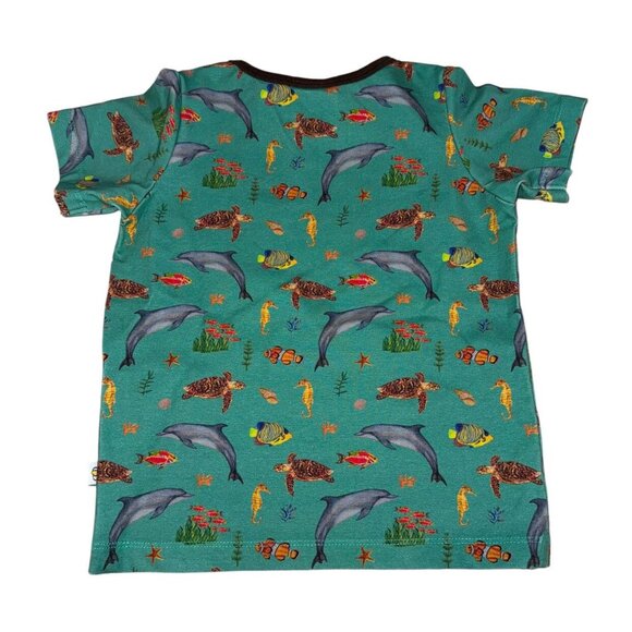 Jeco Ocean T-shirt Green Size 2-3 Years - Picture 2 of 4